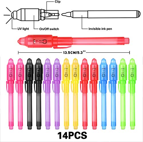 UV Spy Pen with Invisible Ink - Multipack Gifts