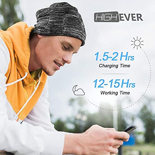 Black Bluetooth Beanie Hat with Headphones - Ultimate Gadgets