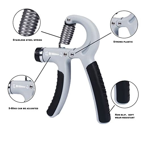 Adjustable Grip Strengthener Set - 5kg to 60kg