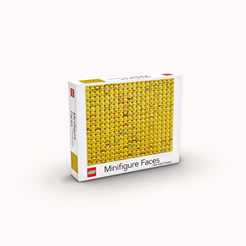 Lego Minifigure Puzzle with Assorted Expressions