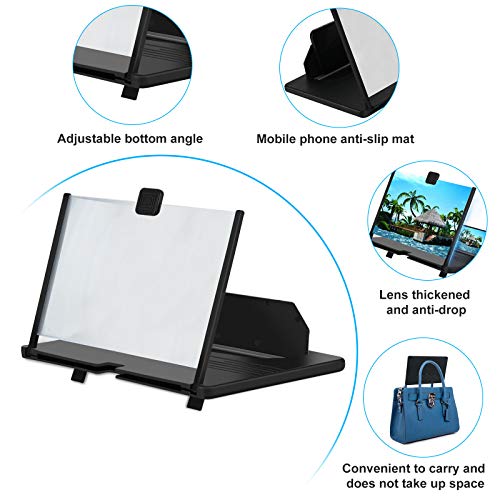 12" Foldable Thin Phone Screen Magnifier