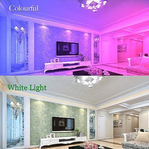 Dimmable Colour Changing RGBW LED Light Bulb - 12 Colors