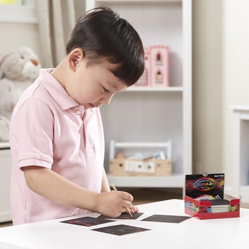 Rainbow Scratch Art Note Cubes by Melissa & Doug