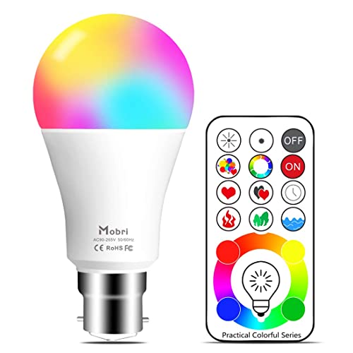 Mobri B22 LED Color Changing Light Bulbs