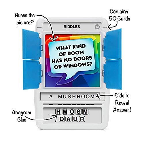 100 PICS Riddles Game - Pocket Puzzles for All Ages