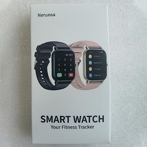 Smartwatch: Make/Answer Calls, Heart Rate, Sports, IP68