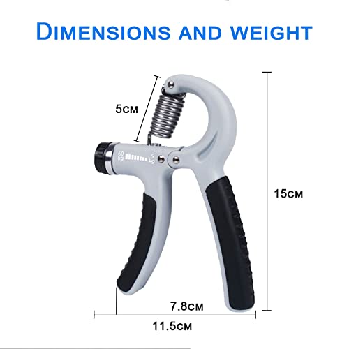 Adjustable Grip Strengthener Set - 5kg to 60kg