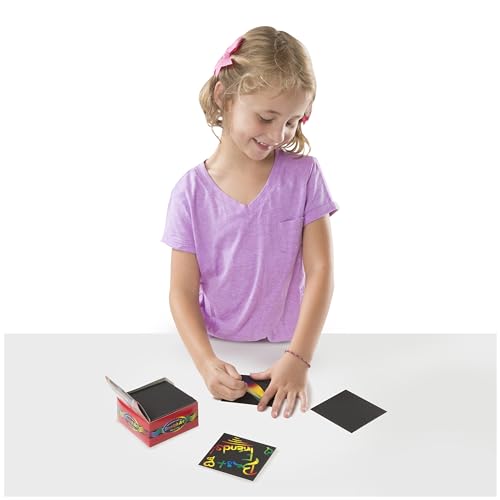 Rainbow Scratch Art Note Cubes by Melissa & Doug