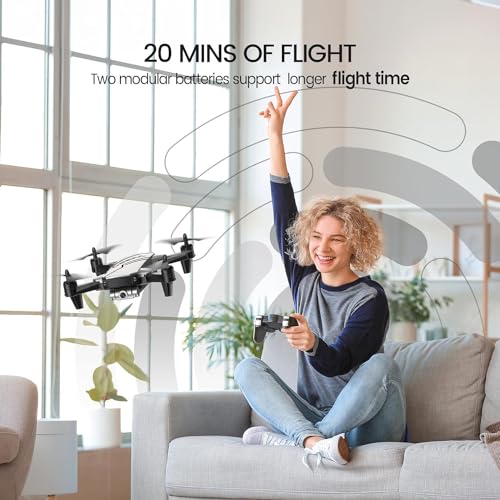 DEERC D20 Mini Drone - HD Camera, Foldable RC