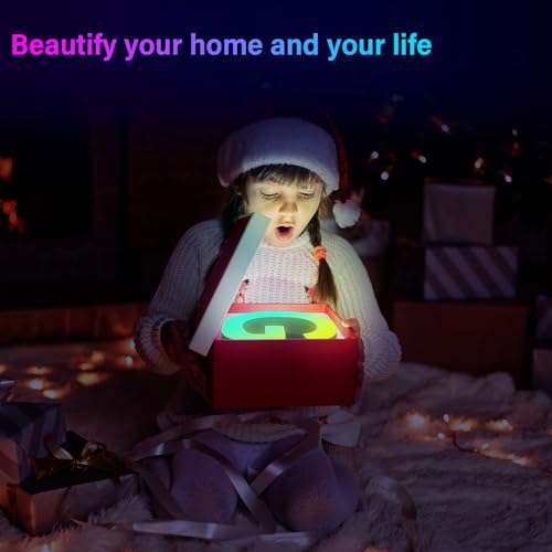 Color Changing USB Powered LED Light Up Letters