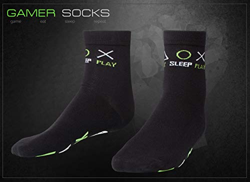 Gaming Socks: Fun Gift for Teen Gamers (Green)