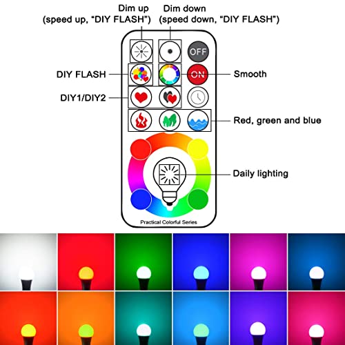 Mobri B22 LED Color Changing Light Bulbs