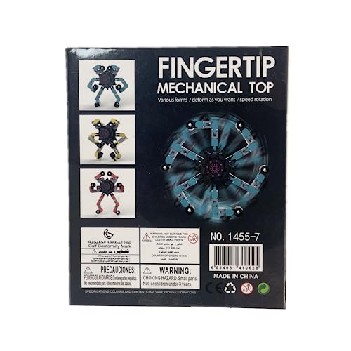mciskin Tip Spin Top Toy: Handheld Fidget Spinner Toy