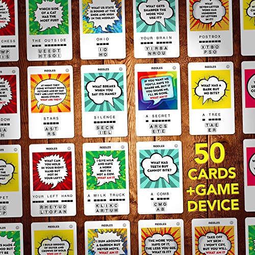 100 PICS Riddles Game - Pocket Puzzles for All Ages