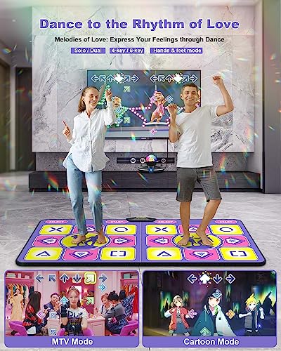 Acelufly Dance Mat: Flannel, HD Camera, Wireless Controller