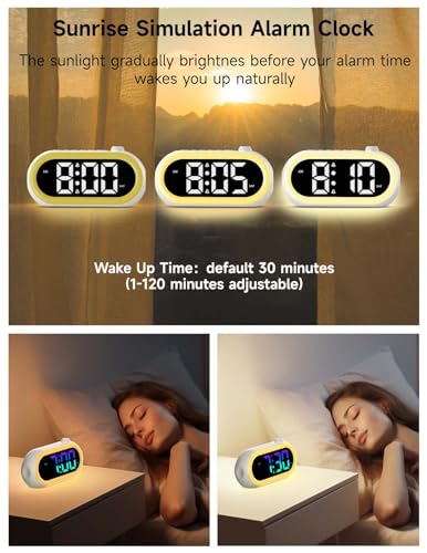 OCUBE Sunrise Alarm Clock for Kids and Teens
