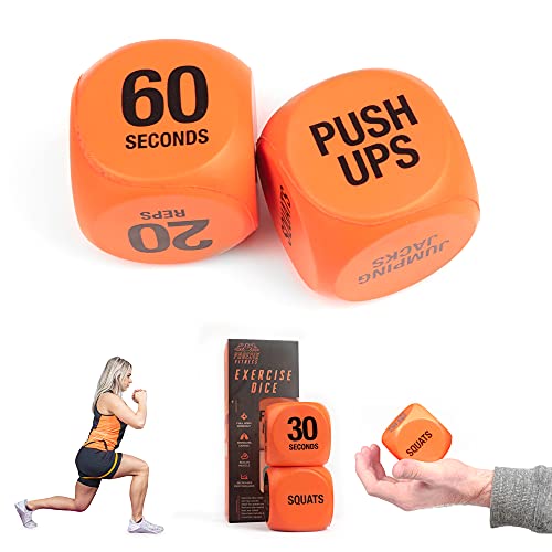 Exercise Dice - Cardio & HIIT Workout Game - Orange