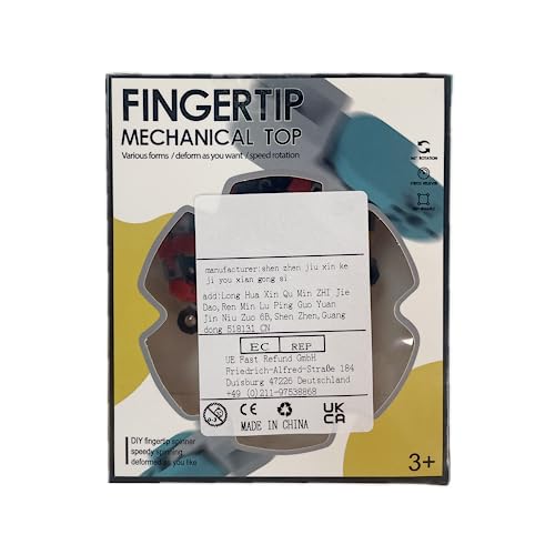 mciskin Tip Spin Top Toy: Handheld Fidget Spinner Toy