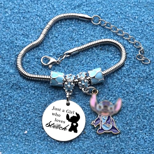 Funny Stitch Bracelet - Cute Girls Cartoon Jewelry