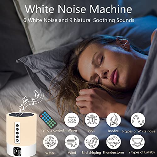 Bluetooth Speaker Alarm Clock Bedside Lamp Color Changing