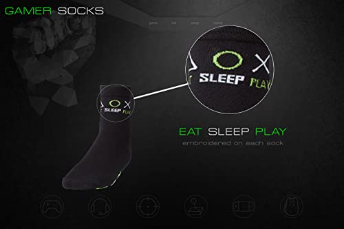 Gaming Socks: Fun Gift for Teen Gamers (Green)