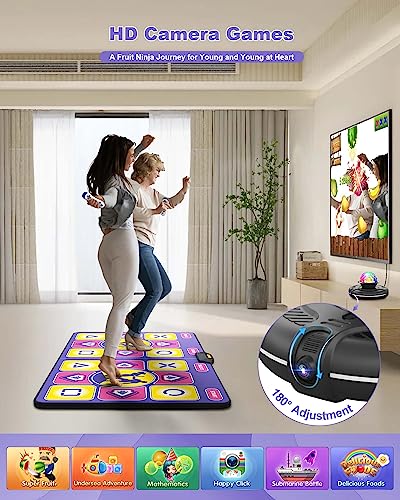 Acelufly Dance Mat: Flannel, HD Camera, Wireless Controller