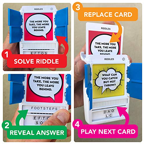 100 PICS Riddles Game - Pocket Puzzles for All Ages