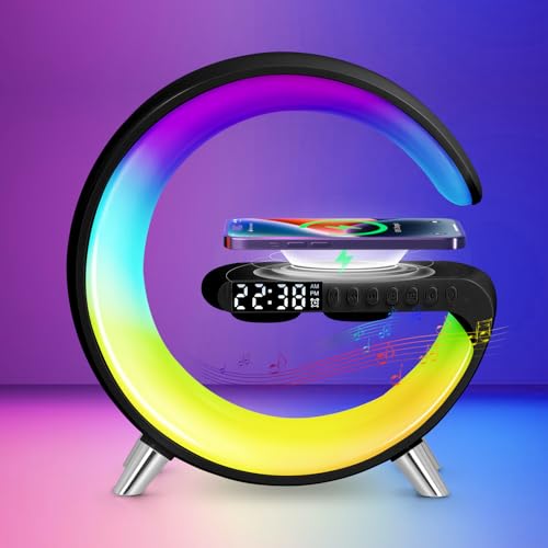 Jalann Smart Lamp Bluetooth Speaker with Wireless Charger