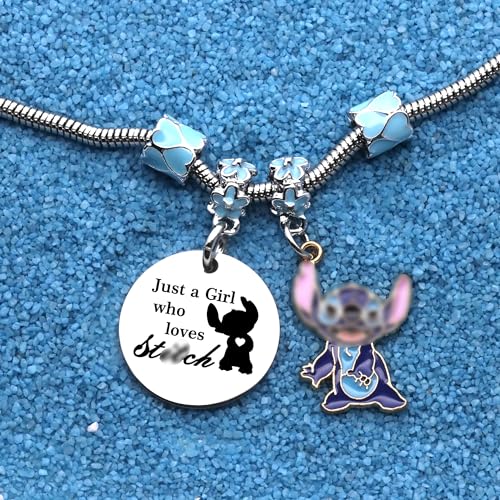 Funny Stitch Bracelet - Cute Girls Cartoon Jewelry