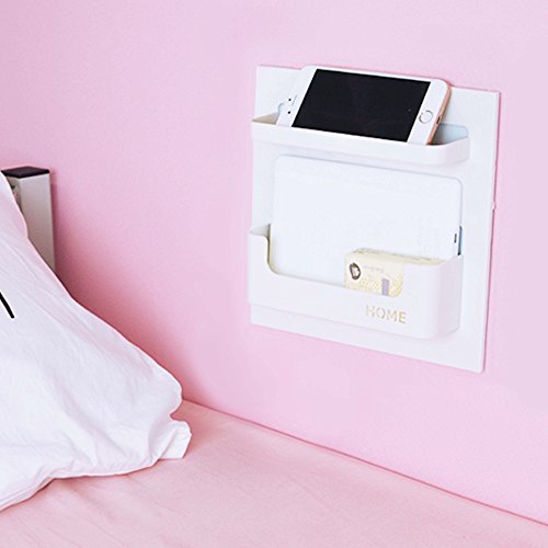 Wall-mounted Bedside Shelf Organizer for Gadgets