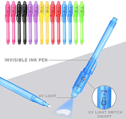 UV Spy Pen with Invisible Ink - Multipack Gifts