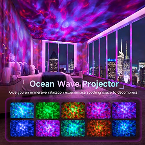 Galaxy Projector: Starry Skylight Night Sea Music Lamp