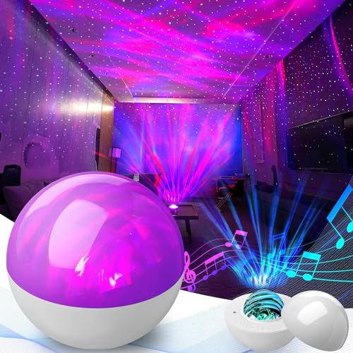 Galaxy Projector: Starry Night Light, Music Speaker, Remote