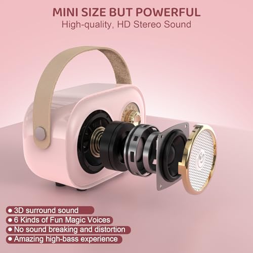 Etpark Kids Karaoke Machine with Wireless Mics