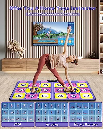 Acelufly Dance Mat: Flannel, HD Camera, Wireless Controller