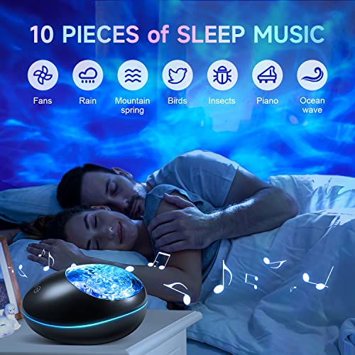 Galaxy Projector: Starry Skylight Night Sea Music Lamp