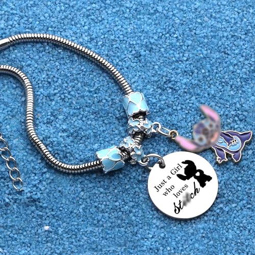 Funny Stitch Bracelet - Cute Girls Cartoon Jewelry