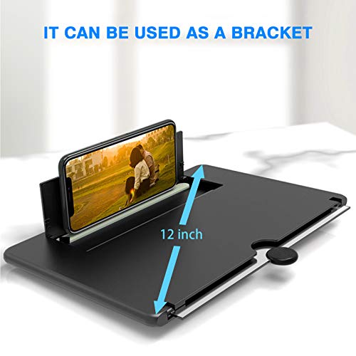 12" Thin Foldable Phone Screen Magnifier, HD Phone Amplifier