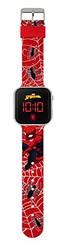 Spiderman Kids' Digital Watch with Silicone Strap - SPD4719ARG