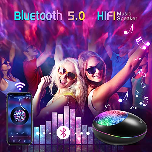 Galaxy Projector: Starry Skylight Night Sea Music Lamp