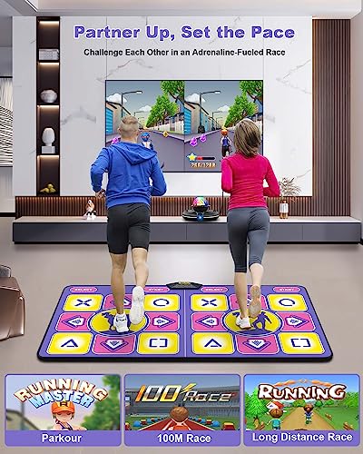 Acelufly Dance Mat: Flannel, HD Camera, Wireless Controller