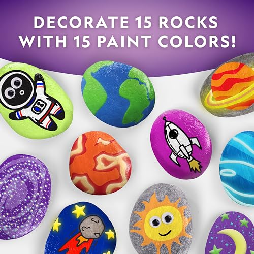 Glow in The Dark Rock Painting Kit - Kids' Arts & Crafts