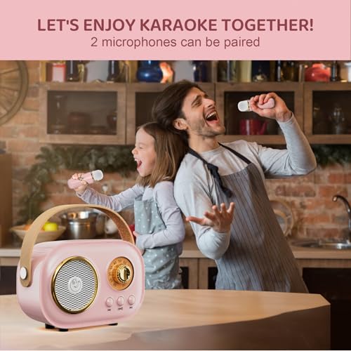Etpark Kids Karaoke Machine with Wireless Mics