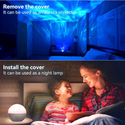 Galaxy Projector: Starry Night Light, Music Speaker, Remote
