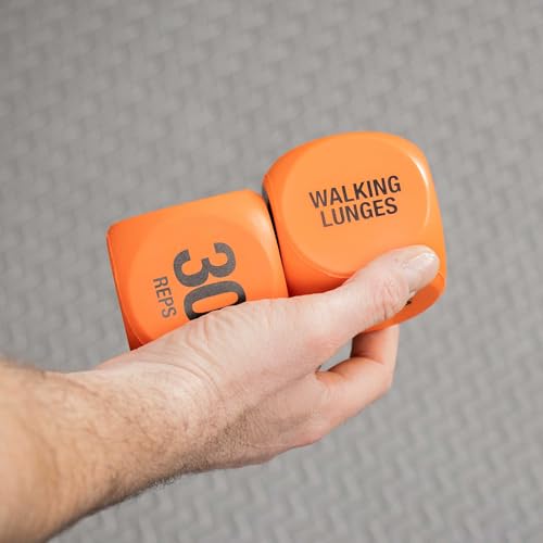 Exercise Dice - Cardio & HIIT Workout Game - Orange