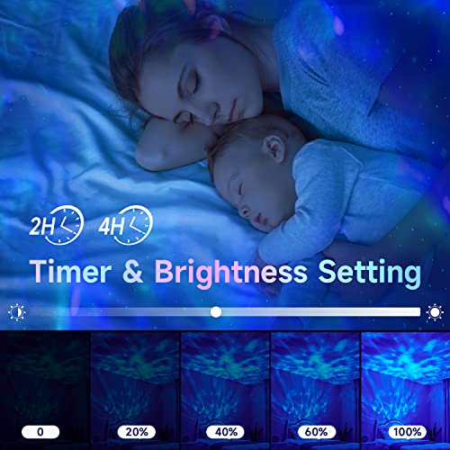 Galaxy Projector: Starry Skylight Night Sea Music Lamp