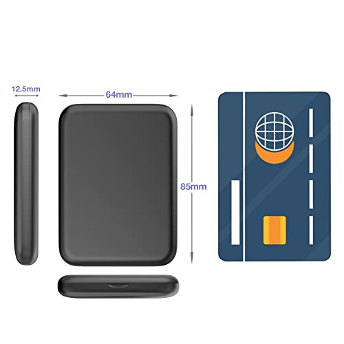 wobsion Pocket Mirror with LED Light and Magnification