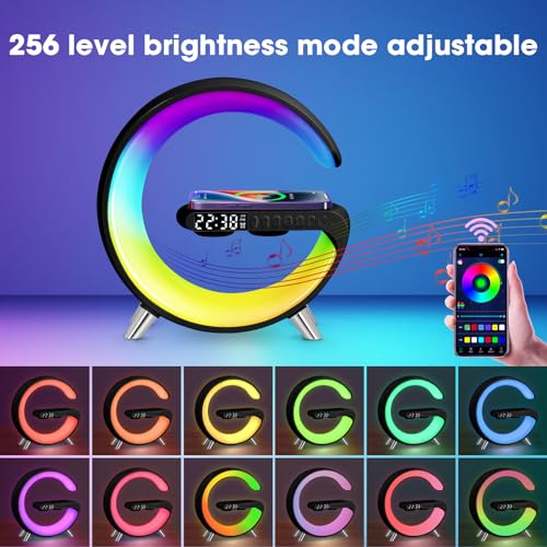 Jalann Smart Lamp Bluetooth Speaker with Wireless Charger