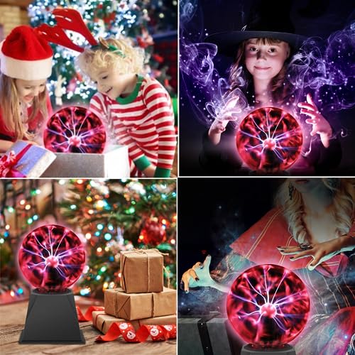 Plasma Ball Lamp: 5 Inch, Touch & Sound Sensitive