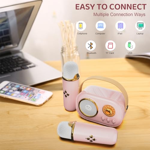 Etpark Kids Karaoke Machine with Wireless Mics
